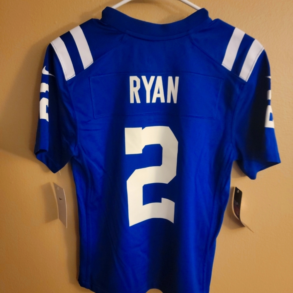 #2 Matt Ryan Indianapolis Colts Nike On-Field Home Blue Jersey. Various sizes
